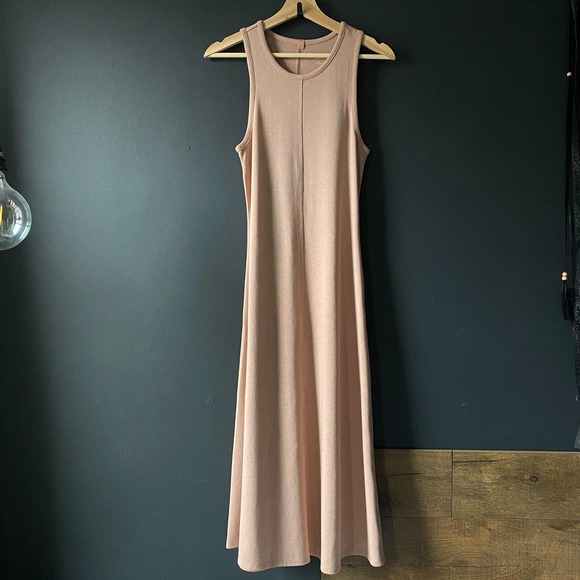 LUNYA Restore Fitted Dress otium tan heather - Picture 13 of 15